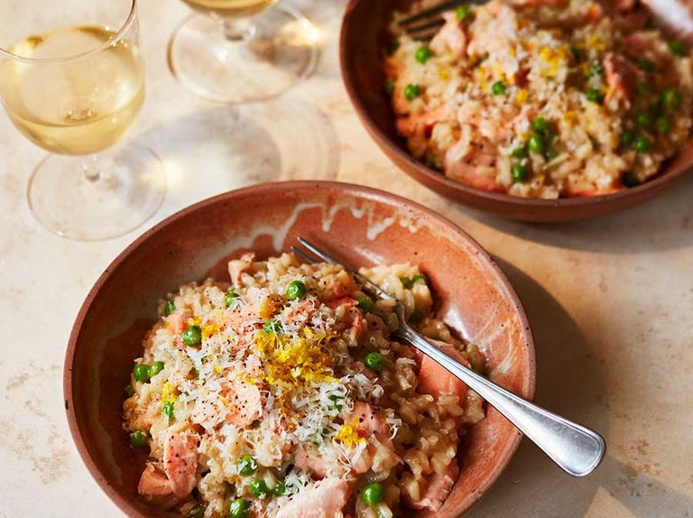 Cover image of “Salmon risotto”