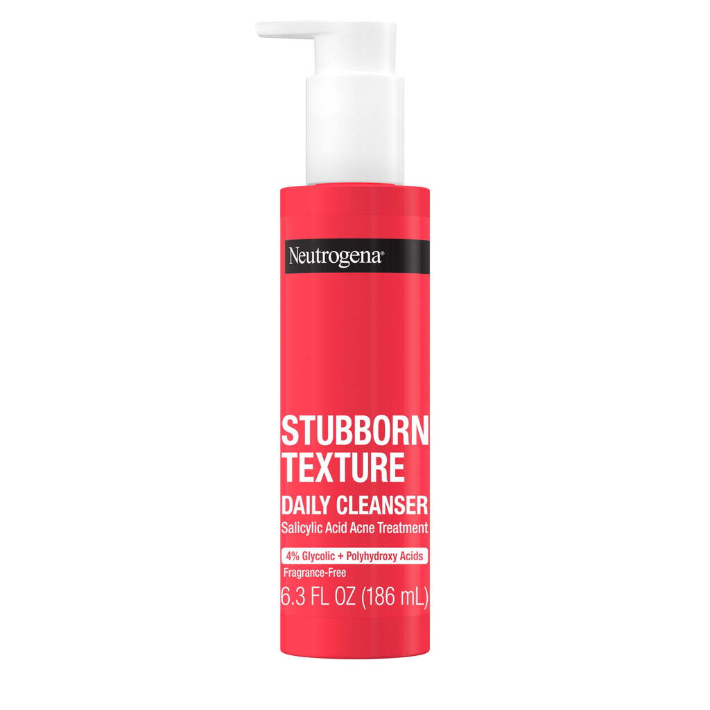 Cover image of “Neutrogena Stubborn Texture Daily Acne Facial Cleanser, 6.3 fl. oz”