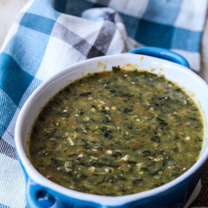 Cover image of “Trinidad Callaloo with Coconut Milk”