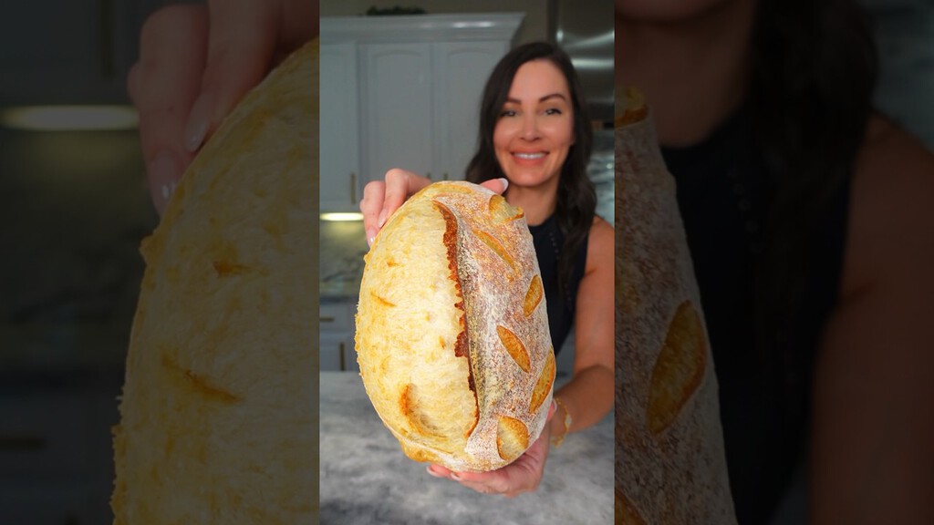 Cover image of “Homemade Sourdough is nutritious and easy to digest #sourdough #sourdoughbread #shorts”
