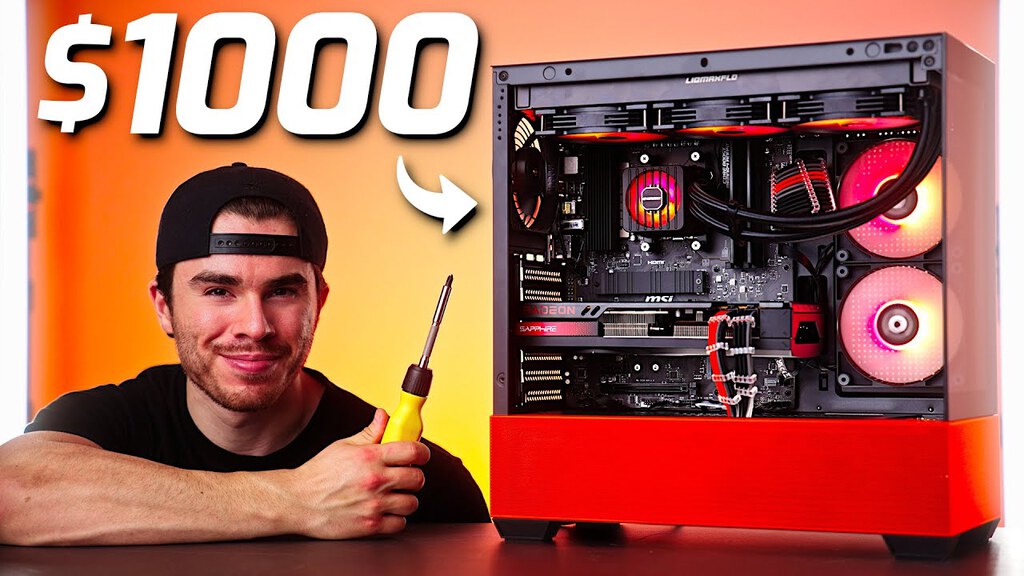 Cover image of “The BEST 👑 $1000 1440p Gaming PC ⚡ Build Guide 2024”