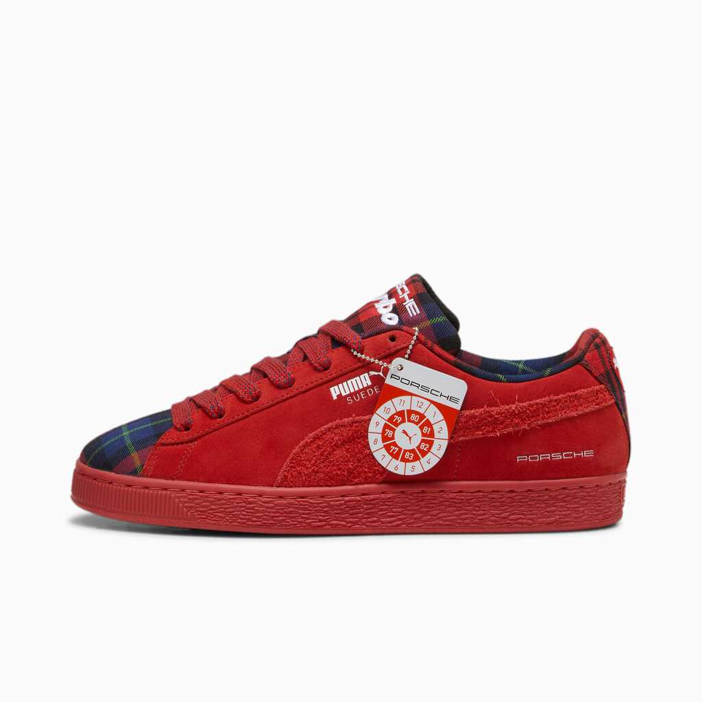 Cover image of “Porsche Legacy Suede Classic Tartan Sneakers”