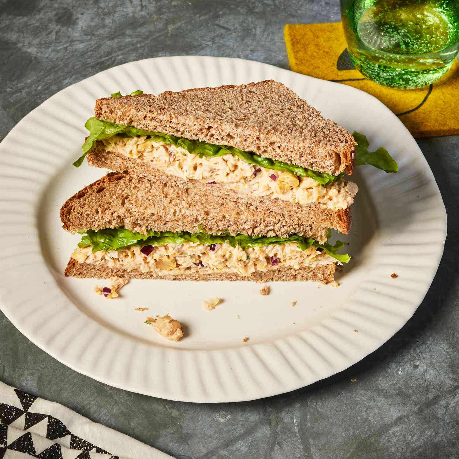 Cover image of “High-Protein Tuna & Chickpea Salad Sandwich”