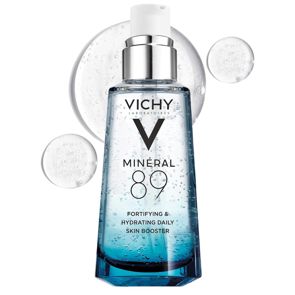 Cover image of “Vichy Mineral 89 Fortifying & Hydrating Daily Skin Booster | Pure Hyaluronic Acid Serum For Face | Plumps & Hydrates | Repairs Skin Barrier| Lightweight Moisturizing Gel | Fragrance Free & Oil-Free”